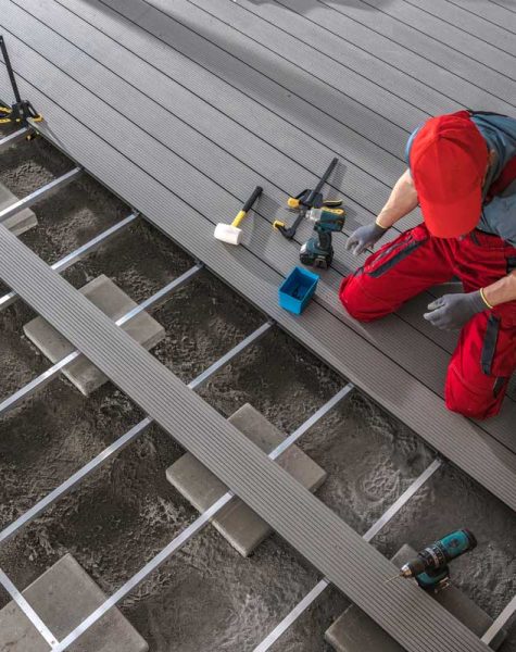 Deck installation Deck installation